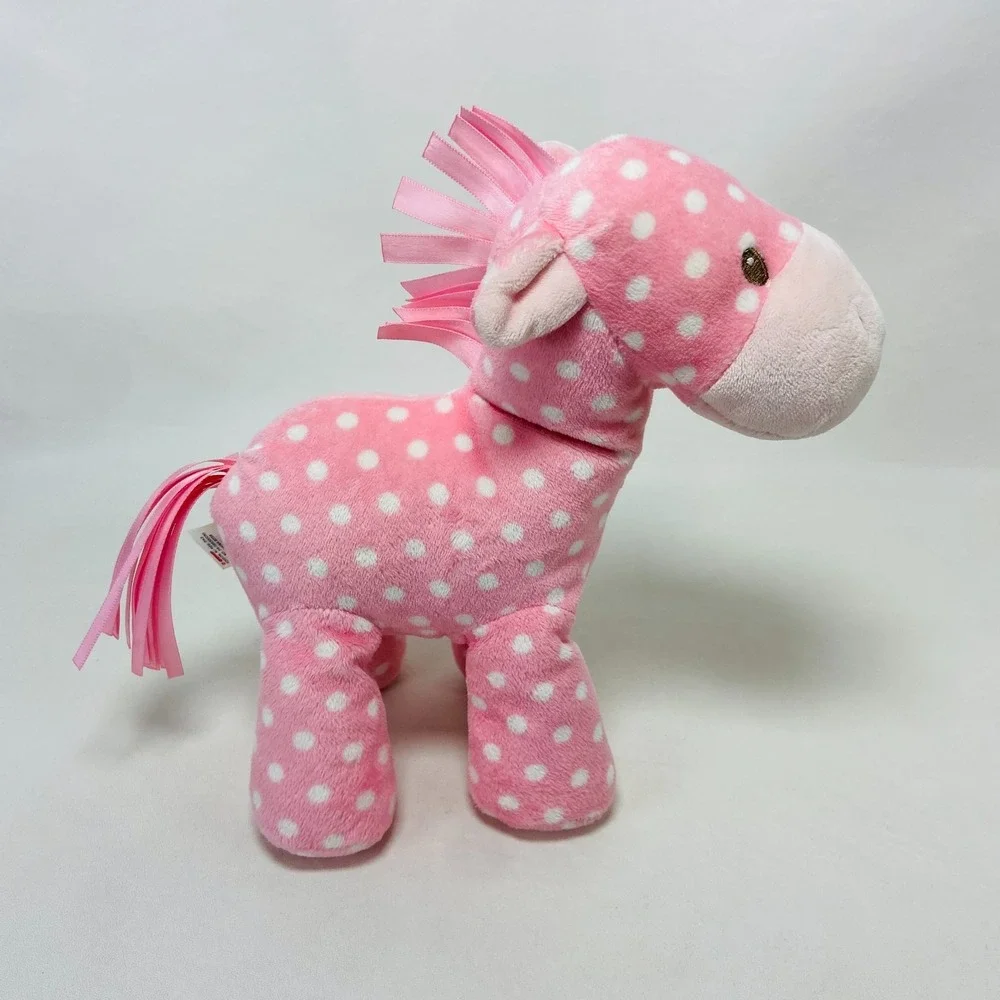Baby Gund Lolly & Friends Pink White Polka Dots 9